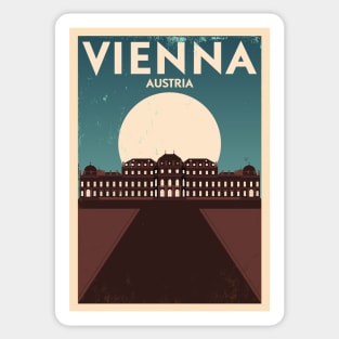 Vienna Poster Design Sticker